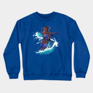 Nessa Wave Crewneck Sweatshirt